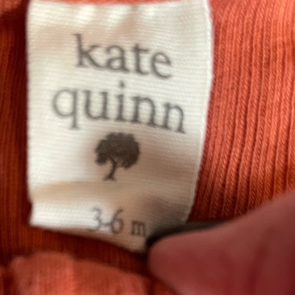 #072, kate quinn, zippered footed onesie, size 3-6 mo - Picture 3 of 3